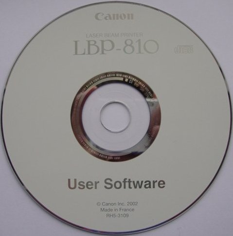 Здесь вы можете скачать установочный диск принтера Canon LBP 810.